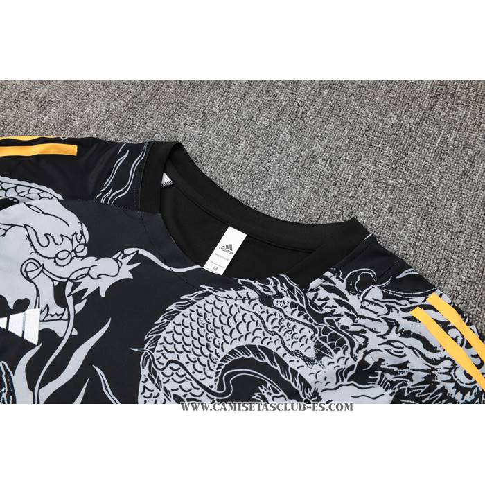 Chandal del Real Madrid Dragon 24-25 Manga Corta Negro - Pantalon Corto